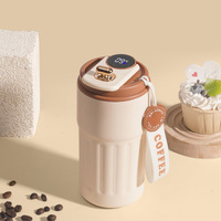 IStapromo Regalos: Termo Tumbler de Acero Inoxidable con Doble Aislamiento al Vacío, Taza Inteligente para Café y Botella de Agua con Pantalla de Temperatura