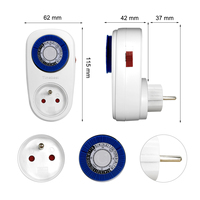 Minuteur mécanique programmable avec prise 10A compatible NFC