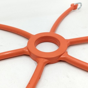 Tendeur de chaînes à ressorts en caoutchouc robuste à 6 bras pour pneus de semi-remorque, compatible avec les jantes de <span class=keywords><strong>18</strong></span> à 24,5 <span class=keywords><strong>pouces</strong></span>, lot de 2 - Product Image 2