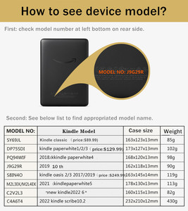 Étui pliable pour tablette <span class=keywords><strong>Kindle</strong></span> Couvre un étui magnétique de 6 pouces pour le lecteur d'ebook Amazon <span class=keywords><strong>Kindle</strong></span> - Product Image 5