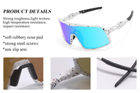 Autocollant Ukoly pour lunettes de soleil, protection UV400, impression personnalisée des verres, lunettes de soleil de sport surdimensionnées