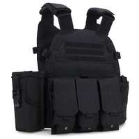 Porte-plaque tactique de protection personnelle PF avec tissu en nylon PE, pour la pêche tactique, la sécurité en plein air, en stock