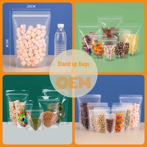 Bolsa transparente resistente con cierre hermético de material PET/PE para envasado de alimentos, cables de datos y otros productos. - Product Image 2