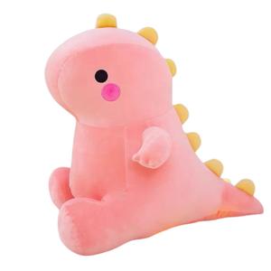 Dinosaurio de algodón súper suave de alta calidad, lindo juguete de peluche corto para aliviar el estrés, edredón para ocasiones de cumpleaños - Product Image 5