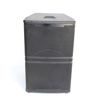 Enceintes audio professionnelles en bois Aarhus KP-615 de 15 pouces, 500W, 8 enceintes avec fonction radio pour fêtes à domicile, DJ et karaoké