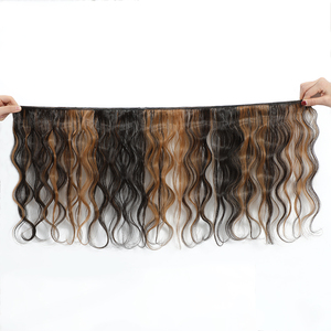 Nhiệt Độ Cao Brazil Tóc Vàng Sóng Xoăn Cơ Thể Sóng Tổng Hợp Phần Mở Rộng Tóc Sợi Ngang Bó Cho Phụ Nữ Da Đen Tóc Dệt Các Loại - Product Image 5