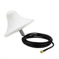 Antenne de plafond omnidirectionnelle verticale multibande 698-3800 MHz 3 dBi pour intérieur, compatible 4G LTE, 5G, Wi-Fi, IoT, large bande, cellulaire, DAS