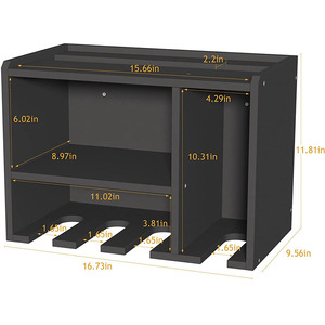 Friends Gift For Men Wood Power Tool Storage Organizer Cordless Drill Storage Power Tool Organizer Drill Charging Station