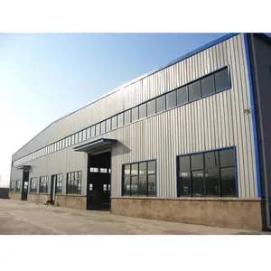 China Industrial Shed Design Prefab Metal Construction Buildings Steel Frame Warehouse