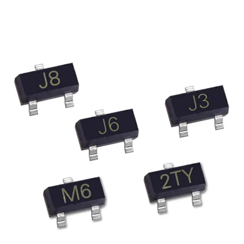 SMD NPN power transistor IC transistor S9018 J8 S9013 J3 S8550 Y2 S8050 J3Y S9015 M6 S9014 J6 S8550 2TY SOT-23