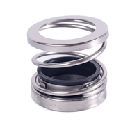 Kit de réparation de pompe à eau avec joint mécanique 108-45 pour arbre de 45 mm, en acier inoxydable, à ressort simple et soufflet, pour pompe centrifuge