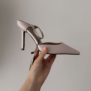 Zapatos de Tacón con Punta en Pico y Correa Ajustable en el Tobillo con Cierre de Hebilla, Tacones de Aguja Altos para Mujer, Tallas 35-42 - Product Image 6