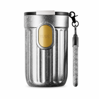 Nouvelle tasse à café et bouteille d'eau isothermes en titane pur – Coffret cadeau portable haut de gamme pour les cadeaux d'affaires et les fêtes