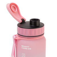 Dégradé Givré Couleur Grande Capacité Personnalisé 1000ml Infuseur Bouteille En Plastique D'eau Durable Tritan Sport Bouteille D'eau