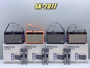 El Mejor Micrófono inalámbrico con pantalla de letras de 60W <span class=keywords><strong>para</strong></span> <span class=keywords><strong>Karaoke</strong></span>, altavoz estéreo portátil inalámbrico con diente azul con micrófono, graves más fuertes - Product Image 6