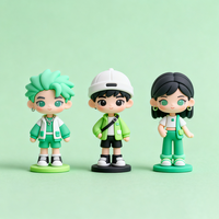 Figurines tendance en silicone personnalisées, cadeau en silicone pour fête, formes de dessins animés en silicone pour souvenirs de film