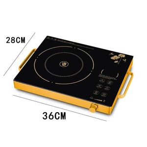 Electric Ceramic <b>Stove</b> 360mm x 280mm Touch Control Black Crystal Gold Multi-functional Cooking Surface - Product Image 2