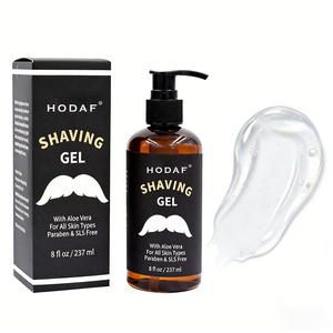Gel da Barba Trasparente Personalizzato per Uomo, Cura di Precisione della Barba, con Acido Ialuronico e Aloe Vera, per Pelli Sensibili, Formato da Viaggio, OEM - Product Image 2