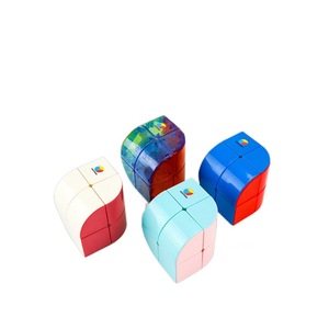 2x2 Rubik's Cube Solid Color Irregular Shape <b>Puzzle</b> Toy For Kids 8 To 13 Years Old Brain Boosting Educational <b>Game</b> - Product Image 1