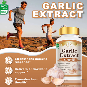 DUOZI Extrait d'ail 8000mg Gélules molles 200 unités Sans odeur Complément alimentaire pour le soutien immunitaire - Product Image 6