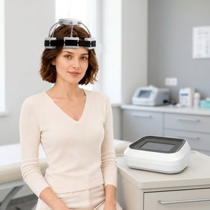 Appareil portable de <span class=keywords><strong>stimulation</strong></span> <span class=keywords><strong>magnétique</strong></span> transcrânienne répétitive de classe II pour l'AVC, la dépression, Parkinson, Alzheimer, les enfants autistes - Product Image 1