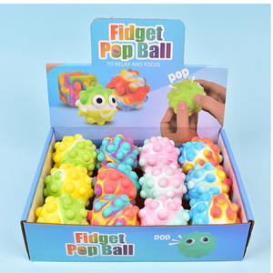Squeeze <b>Bubble</b> Ball 3D Color Stress Balls Fidget Toy Unisex PU Silicone Rubber Popping Push It <b>Kids</b> Anxiety Relief - Product Image 6