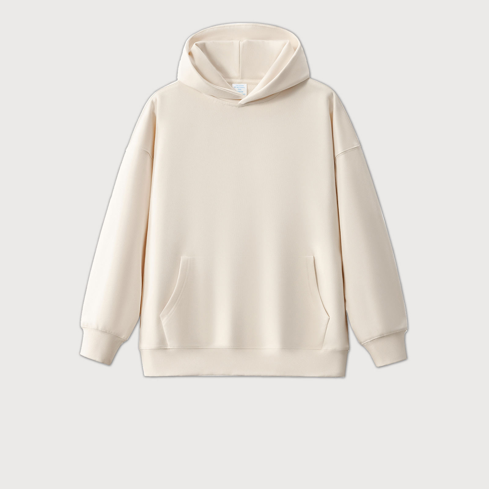 เสื้อฮู้ดสีเบจ