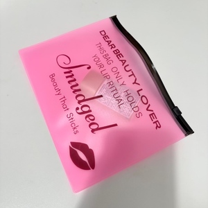 Tùy chỉnh màn hình in logo Frosted tái chế PVC dây kéo <span class=keywords><strong>Pouch</strong></span> đối với trang sức kính & Bông tai với dây kéo đóng cửa - Product Image 4