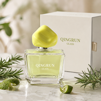 Flacon de parfum en verre à sertir carré et rectangulaire, petit format 30ml 50ml 100ml, avec capuchon triangulaire, pulvérisateur pressurisé – Vente chaude