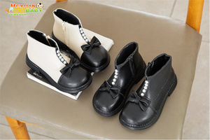 Nuovi stivali per bambini ragazze ragazzi scarpe primavera autunno stivali in pelle PU per bambini moda bambino scarpe per bambini stivali <span class=keywords><strong>da</strong></span> neve invernali caldi - Product Image 4