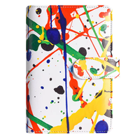 Carnet de notes/journal à spirale A4/A5 avec couverture en cuir imprimé, 6 anneaux, idéal comme cadeau – Vente chaude