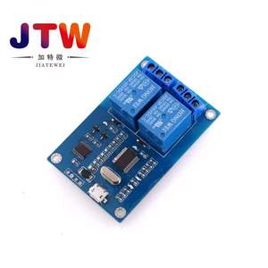 โมดูลรีเลย์ 2 ช่อง 5V พร้อมไฟแสดงสถานะอินเทอร์เฟซ USB สำหรับอาร์ดูโน่ ราสเบอร์รี่ พาย - Product Image 4
