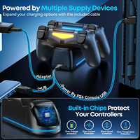 Station de charge rapide double pour manettes, support de manette, base pour PlayStation 4 PS5/Pro/Slim, prix d'usine
