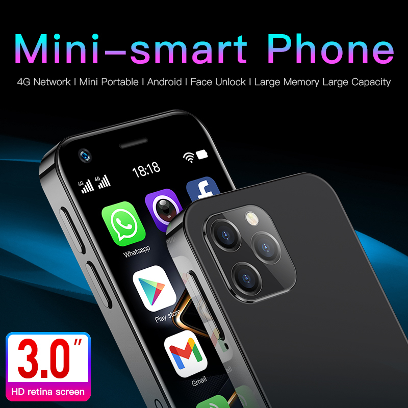 SOYES XS12 Mini Smartphone - Android 10, 3GB RAM, 64GB Storage