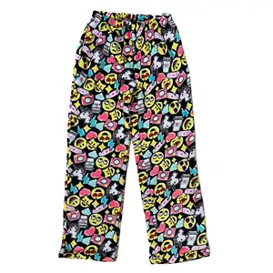 Популярные флисовые плюшевые пижамные брюки для девочек