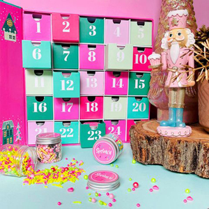 Scatola Regalo Rigida per Calendario dell'Avvento Natalizio 25 Giorni con Stampa Personalizzata, Goffratura, Rivestimento UV e Materiali Riciclati con Chiusura Magnetica - Product Image 3