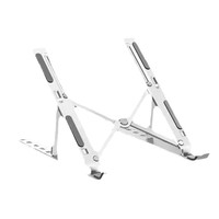 Support d'ordinateur portable réglable en hauteur de table portable, support vertical pour ordinateur portable, support de refroidissement en alliage d'aluminium pour ordinateur portable