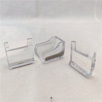 Support horizontal avec coussin antidérapant pour console PS5 Slim Pro, support triangulaire horizontal transparent