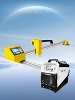 Machine de découpe plasma et flamme CNC automatique à moteur pas à pas Gantry 1630, portable, compacte, de bureau, 220V/380V F2100B