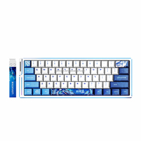 Keyboard Mekanik RGB USB Type-C dengan Sakelar Magnetik Hot-Swappable Tiga Mode Ultimate ATK EDGE 60 HE Terlaris