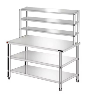 Bền thép không gỉ bàn ăn nhà bếp bàn làm việc Chất lượng cao thương mại thiết bị nhà bếp khách sạn nhà hàng worktop - Product Image 4