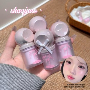 SHAQINUO Misty Light <span class=keywords><strong>Blush</strong></span>, Rubor Líquido con Acabado Mate, Estilo Coreano, Vibrante, Aplicador de Esponja, Doble Uso para Labios y Mejillas, Ilumina, Hidrata, para el Rostro - Product Image 2