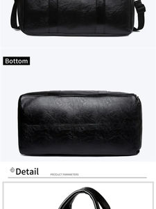 Bolsa de Viaje Corta Retro Nueva al por Mayor, Deportiva, para Ciclismo, Entrenamiento, de PU Impermeable, para Fitness - Product Image 4