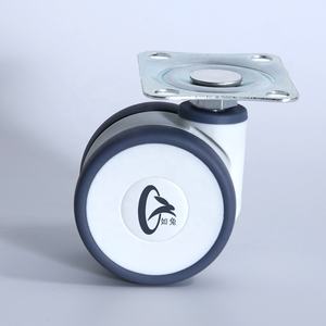 65 mm Schwenkplatte Mittelschwere Zweirad-Lenkrolle für Medizinische Trolleys und Schönheitsgeräte - Product Image 2