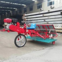 Transplanteur de riz automatique à haute efficacité, 6 rangs, type autoporté, pour rizières, à prix avantageux