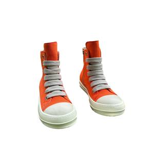 Chaussures en toile à lacets épais, nouvelle collection 2023, pour hommes et femmes, été, respirantes, décontractées, toutes occasions, semelle épaisse, tendance, couleur unie - Product Image 5