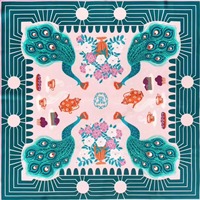 Tapis de jeu Mahjong Charleston, Caroline du Sud, paysage urbain, ville du Sud, pastel, bordure magnolia et palmier, antidérapant