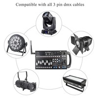 Contrôleur DMX sans fil PKnight DMX512 IP65 LED 192CH pour l'éclairage de scène, de mariage et d'événements