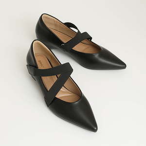 <span class=keywords><strong>Zapatos</strong></span> Planos Mary Jane de Estilo Extremadamente Simple para Verano y Otoño, Parte Superior de PU Suave, Sin Cordones, <span class=keywords><strong>Zapatos</strong></span> Casuales de <span class=keywords><strong>Mujer</strong></span> para Ir al Trabajo - Product Image 2
