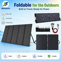 Chargeur solaire monocristallin pliable ETFE 100W 18V avec USB-C PD 20V à charge rapide, sac d'alimentation portable pour camping en extérieur